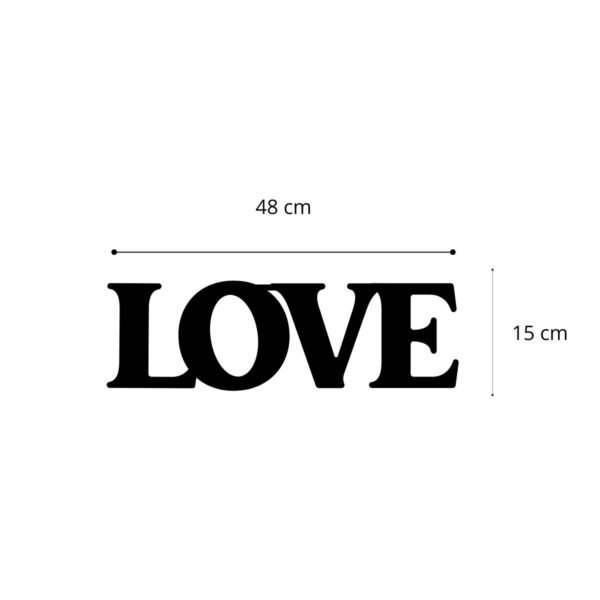 decoration-murale-metal-love-dimensions