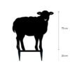 silhouette-mouton-metal-rouille-dimension