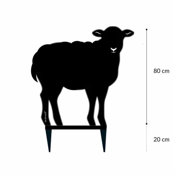 silhouette-mouton-metal-rouille-dimensions